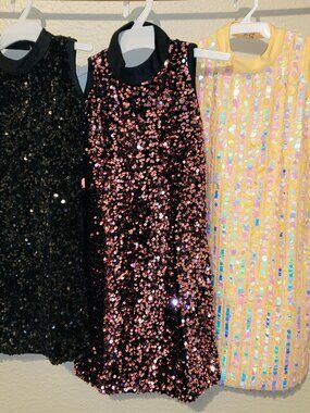 NWOT- Girls Sequins Dress